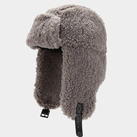 Chapeaux trappeur en fausse fourrure unisexe, style russe, avec rabats d'oreilles, fourrure complète, sherpa, chauds, pour l'hiver, le ski en plein air