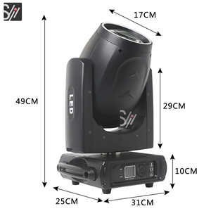 Projecteur LED mobile 300W pour scène, faisceau, spot, wash, DMX512, éclairage professionnel pour DJ, discothèque, événements, mariages, clubs - Product Image 3