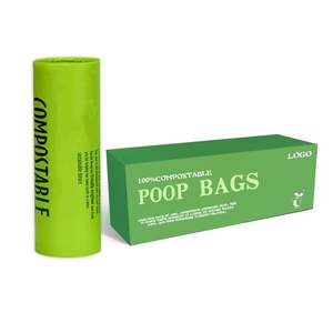 Sacs à déjections pour chiens compostables de haute qualité, design en plastique facile à déchirer, avec différentes boîtes - Product Image 1