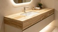 Onyx veiné jaune naturel pour panneau mural de luxe, îlot de cuisine, plan de travail