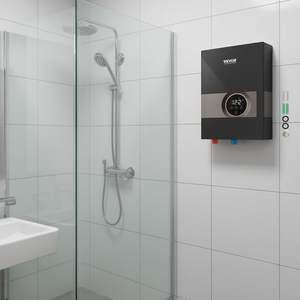 Calentador de Agua Eléctrico Instantáneo Vevor de 8 Kw con Pantalla Digital, Montaje en Pared, para Ducha y Baño - Product Image 2