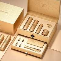 Boîte-cadeau magnétique de luxe personnalisée pour cosmétiques, emballage d'huile essentielle, boîtes en papier, impression UV pour l'emballage des soins de la peau