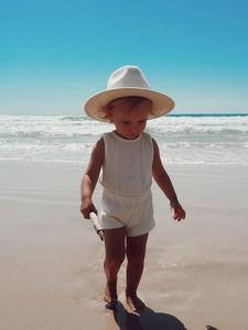 Nuevo Diseño de Mameluco sin Espalda para Bebés, Mameluco de Algodón de Color Sólido con Botones para el Verano, Lindo Mameluco para Niña - Product Image 2