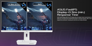 Monitor para Juegos ROG Strix XG259QNS-W de 24.5 Pulgadas FHD 380Hz Fast IPS 1ms GTG Compatible con G-SYNC HDR10 Pantalla Blanca para Esports - Product Image 3