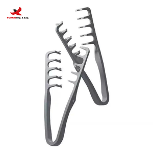 Peine de Masaje Iónico en Forma de V de Plástico con Descuento Mixto HQ, con Clip para Flequillo Portátil, para Dar Volumen a las Raíces del Cabello, con Logotipo Personalizado - Product Image 2