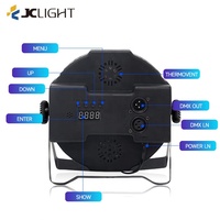 Projecteurs de scène à télécommande sonore en plastique DMX512 RGB Effets DJ Disco 36 LED Slim Par Lights IP33
