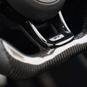 Volant Modifié en Cuir Personnalisé SOON TODA pour VW <span class=keywords><strong>Golf</strong></span> <span class=keywords><strong>7</strong></span> <span class=keywords><strong>Golf</strong></span> 6 MK7 MK6 avec LED <span class=keywords><strong>R</strong></span> et Fibre de Carbone - Product Image 5