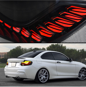Feux Arrière <span class=keywords><strong>LED</strong></span> pour BMW Série 2 M2 2014-2022 <span class=keywords><strong>Clignotant</strong></span> Séquentiel Animation de Démarrage Phares Arrière - Product Image 3