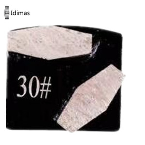 Bloc abrasif métallique <span class=keywords><strong>diamant</strong></span>é 36 grains, dureté moyenne, <span class=keywords><strong>ponceuse</strong></span> à sol en béton et en terrazzo, OEM, diamètre 10 mm, épaisseur 3,0 mm - Product Image 5