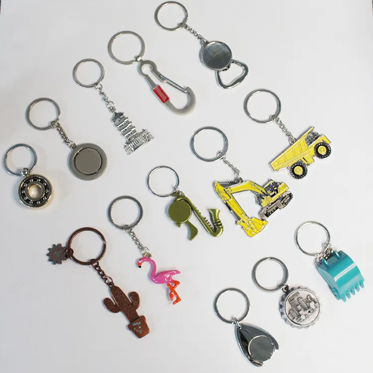 Großhandel individueller Metall-Schlüsselanhänger Tasche Dekoration Cartoon Souvenirs Geschenk Aluminium weiche harte Emaille Flaschenöffner Schlüsselanhänger