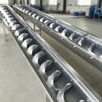 Convoyeur à vis hélicoïdale personnalisé pour copeaux, dissolvant de copeaux en spirale, équipement d'élimination des copeaux pour tour CNC et machine-outil de fraisage