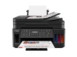 เครื่องพิมพ์ไร้สาย Canon G7080 สำหรับสำนักงาน แบบพิมพ์สองหน้าพร้อมกัน  พร้อมแทงค์หมึกความจุสูง สำหรับถ่ายเอกสารและสแกนเอกสารธุรกิจ เครื่องพิมพ์อิงค์เจ็ทไร้สาย - Product Image 3