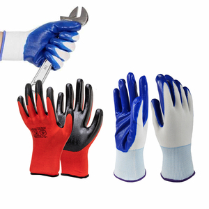 <span class=keywords><strong>Gants</strong></span> de travail en nitrile SWN002, <span class=keywords><strong>coque</strong></span> en polyester, revêtement en nitrile, pour jardinage, construction, sécurité industrielle. - Product Image 6