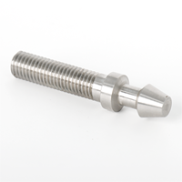 CNC Turned SUS304 Stainless Steel Locating Shaft Custom Anti Vibration Pin Ultra Precision ISO Certified for Aerospace Machining