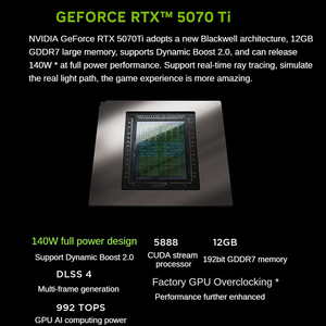 โน้ตบุ๊กเกมมิ่ง Legion R9000P รุ่นใหม่ปี 2025 ขนาด 16 นิ้ว 240Hz 100%DCI-P3 GeForce RTX5070Ti สำหรับอีสปอร์ต  RAM 32GB  SSD 1TB  ใช้ชิปประมวลผล 9 8945H รุ่นปี 2025 Legio - Product Image 2
