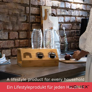 Homex | Bán Buôn Nhà Bếp Countertop Organizer Tre Món Ăn Khô Giá <span class=keywords><strong>Soda</strong></span> Dòng Chai Chủ Tre Chai Nhỏ Giọt Chủ Rack - Product Image 3