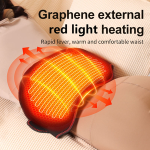 Cinturón de Masaje Huangtai con Calor, Cinturón de Masaje Lumbar Eléctrico Inalámbrico, Cinturón Térmico con Luz Roja USB - Product Image 3