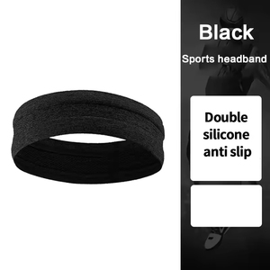 Bandeau anti-dérapant pour hommes et femmes Bandeau élastique respirant anti-humidité pour Fitness Gym Yoga Running Football Basketball - Product Image 6