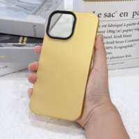 Coque de téléphone PC givrée pour iPhone 17 18, finition mate, toucher doux, antidérapante, ultra-fine, accessoires de téléphone portable en gros