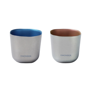 Titanium Liquor Shot <b>Cup</b> <b>Set</b> 2 Pack 26ml Double Shot Glass <b>Cup</b> For Whiskey Tasting <b>Set</b> Lightweight Reusable Portable - Product Image 6