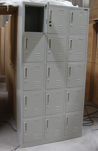 Office Furniture Modern 15-Door Steel Storage Cabinet Locker Knock-down Structure 5-Year Warranty for Commercial Use Hospital - Product Image 3