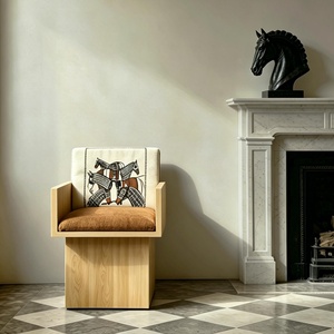 <span class=keywords><strong>Fauteuil</strong></span> d'appoint moderne vintage en <span class=keywords><strong>bois</strong></span> et tissu, <span class=keywords><strong>fauteuil</strong></span> de salle à manger avec accoudoirs, <span class=keywords><strong>fauteuil</strong></span> de designer de luxe pour la maison - Product Image 1
