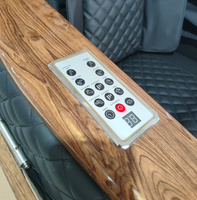 Chaise de pédicure de luxe en promotion avec structure en bois et revêtement en tissu, massage électrique pour spa et salon de beauté, livraison en Europe