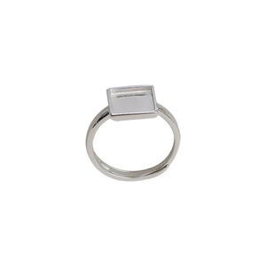 Anillo de Plata S925 Hecho a Mano, Estilo Simple, Diseño de Pelo de Neumático, Accesorios DIY para Hombres y Mujeres, Vacío para Creación Personalizada con Pegamento - Product Image 5