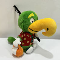 Peluche d'oiseau de pêcheur à grande bouche au design mignon personnalisé Shengye Toys, jouet en peluche doux brodé en forme d'oiseau de dessin animé pour cadeaux