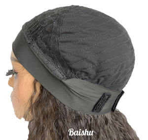 Perruques bouclées tendance pour femmes africaines, perruques bandeau, <span class=keywords><strong>coiffure</strong></span> explosive, <span class=keywords><strong>cheveux</strong></span> longs et ondulés pour femmes noires, perruque sans colle - Product Image 4