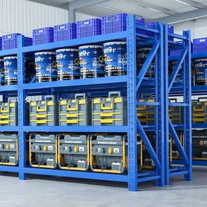 מדף פלדה חסכוני בעל 4-5 שכבות לאחסון סחורות במפעל, עיצוב פופולרי לשנת <span class=keywords><strong>2026</strong></span> - Product Image 5