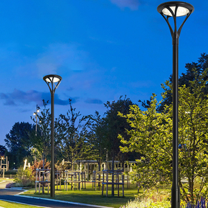 Nuevo diseño personalizado aluminio IP65 impermeable <span class=keywords><strong>farolas</strong></span> 3M 4m 5M camino Parque luz paisaje césped Luz - Product Image 3
