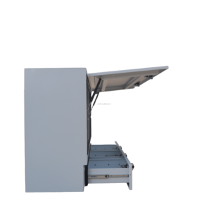 Boîte à outils en aluminium avec couvercle verrouillable et 3 tiroirs pour le camping, la randonnée et le rangement - Product Image 6