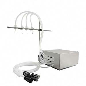 เครื่องบรรจุของเหลวแบบปั๊มควบคุมด้วยระบบไฟฟ้า ขนาดเล็ก 3-1000 มล. สำหรับน้ำหอม น้ำผลไม้ น้ำมัน 4 หัวจ่าย - Product Image 6