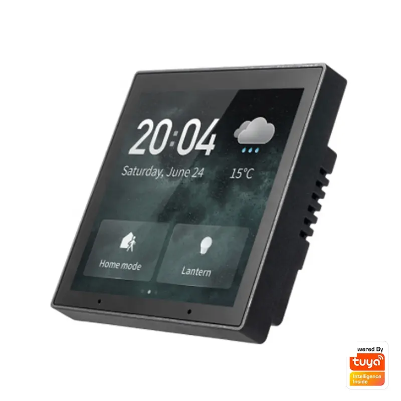 4 inch touch screen switch smart home screen controller Zigbee automation scene panel tuya wall gateway