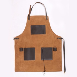 CHANGRONG personalizado encerado lona bolsillos impermeable barbacoa parrilla <span class=keywords><strong>delantal</strong></span> <span class=keywords><strong>para</strong></span> los hombres - Product Image 3