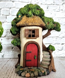 Casetta delle fate porta di apertura del giardino in miniatura decorazione giardino giardino fornitura Cottage - Product Image 1