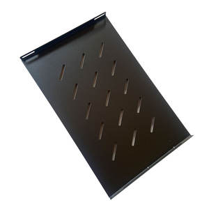 Étagère fixe et coulissante de 19 pouces pour racks 1U 2U, plateau cantilever en matériau SPCC, noir RAL9004, profondeur 250 mm 350 mm - Product Image 6