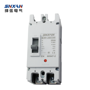 耐久性のある電子MCCBハイダブルブレークポイントカスタマイズ可能卸売2P 250A AC 400V SCM-250/2300エアスイッチ - Product Image 5