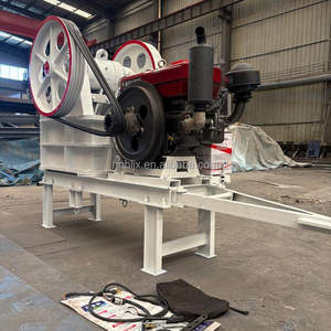 Trituradora de mandíbula portátil móvil diésel pequeña PE 150*250 200*300 220*350 el tamaño de descarga se puede ajustar - Product Image 4