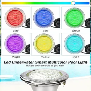 Penggantian Halus untuk Cahaya Pentair RGB Warna Berubah Bawah Air LED Spa Cahaya Peralatan Kolam Renang Cahaya Kolam Renang