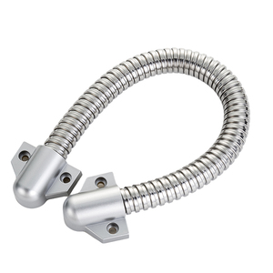Serrure électronique Protection de câble Boucle de câble de porte Connecteur en plastique Peinture argentée Protection antioxydante Boucle de porte pour câble - Product Image 1