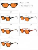 Kacamata Anti Cahaya Biru Sunray Blue Light Filter Wanita Model Kotak Logo Custom Gaya Baru Unisex Berlian 98%-100% Anti Cahaya Biru