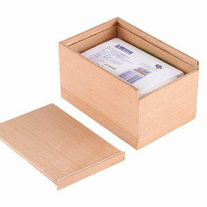 Boîte à mouchoirs en bois de hêtre, design moderne, rangement de bureau pour salon, mouchoirs à tirer - Product Image 4