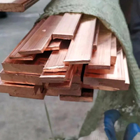Barre plate en cuivre pur à 99,99 % de taille personnalisée C1100 C11000 C12200 T2 Tp2 avec certificat de test MTC en stock