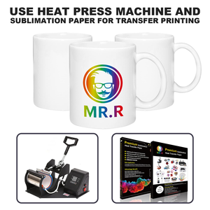 Mug en céramique 11 oz personnalisé, forme sur mesure, impression de logo, personnalisation de la couleur et du style, compatible micro-ondes et lave-vaisselle, style classique, vente chaude - Product Image 4