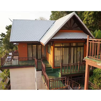 Cymdin Chalets mobiles de luxe en acier Maisons préfabriquées et pliantes Cabines d'hôtel de style chinois pour familles à usage extérieur