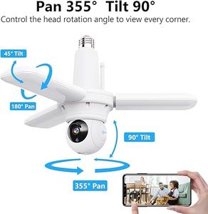 E26 Garage LED 30W luce con TUYA Smart telecamera di sicurezza illuminazione temporizzata <span class=keywords><strong>movimento</strong></span>-attivazione illuminazione AI monitoraggio - Product Image 3