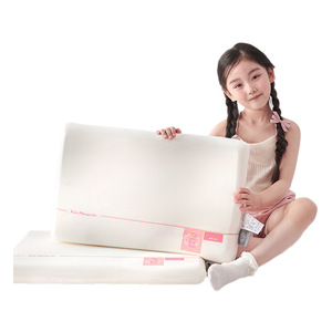 Kids <b>Memory</b> Foam Pillow Rectangle Neck Support For Children Age 4 Years Up Bedroom Dormitory Afternoon Nap - Product Image 1