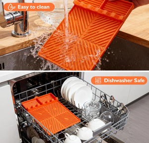 <b>Silicone</b> Barbecue Grill Frame Protective Pad Non-Slip Heat Resistant <b>Baking</b> Tray Dustproof Mat Eco-Friendly Durable Gas - Product Image 4